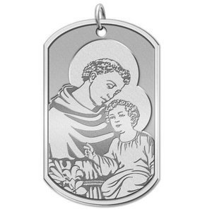 Saint Anthony   Dog Tag Religious Medal  EXCLUSIVE 