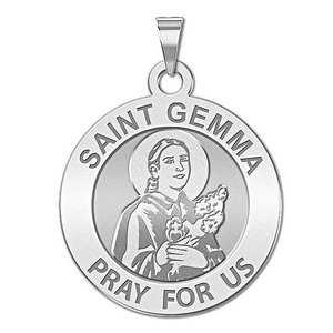 Saint Gemma Galgani Medal   Round  EXCLUSIVE 
