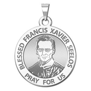 Blessed Francis Xavier Seelos Round Religious Medal  EXCLUSIVE 