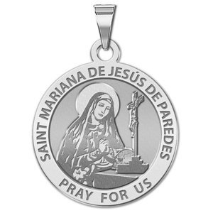 Saint Mariana de Jesus de Paredes Religious Medal  EXCLUSIVE 
