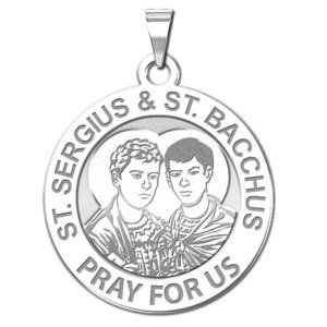 Saint Sergius   Saint Bacchus Religious Medal  EXCLUSIVE 