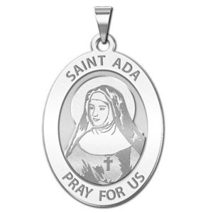 Saint Ada Oval Religious Medal    EXCLUSIVE 