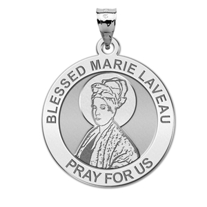 Blessed Marie Laveau Round Religious Medal