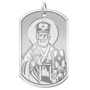 Saint Nicholas   Dog Tag Religious Medal  EXCLUSIVE 