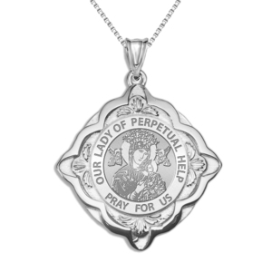 Our Lady of Perpetual Help Cathedral Round Religious Medal   EXCLUSIVE 