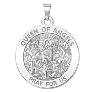 Queen of Angels Religious Medal  EXCLUSIVE 
