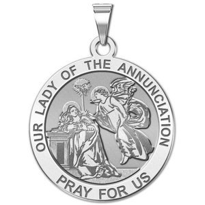 Our Lady of the Annunciation Religious Medal   EXCLUSIVE 