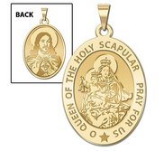 Scapular Religious Medal  OVAL  EXCLUSIVE 