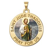 Saint Jude Religious Medal   Color EXCLUSIVE 