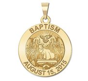 Personalized Baptism Religious Medal  EXCLUSIVE 