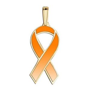 Awareness Ribbon Orange Color Charm