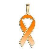 Awareness Ribbon Orange Color Charm