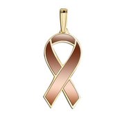 Awareness Ribbon Copper Color Charm