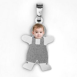 MyKids  Boy with Photo Pendant and Charm