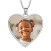 Heart with Border Photo Pendant Charm
