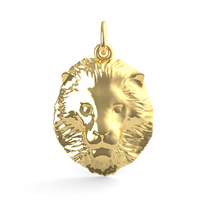 Lion Head Charm