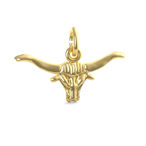 Steer Head Charm