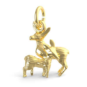 Deer Doe   Fawn Charm