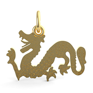 Chinese Serpent Dragon Charm