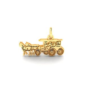 Horse    Carriage Charm