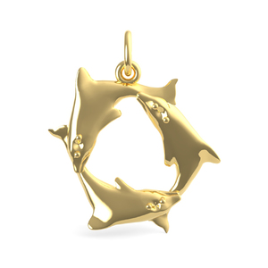 Dolphin Ring Charm  8244 