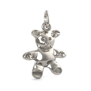 Small Teddy Bear Charm