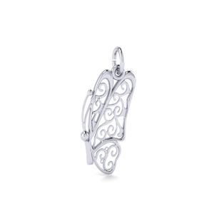 Filigree Butterfly Charm