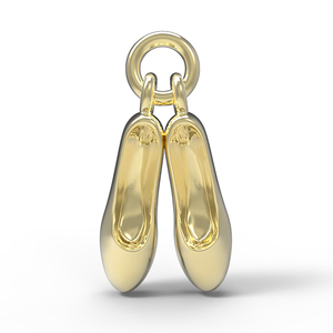 Pair of Ballet Shoes Accent Charm 0448 