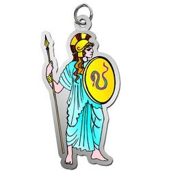 Athena   Minerva Charm