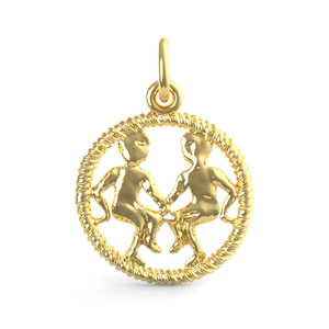 Gemini Twins Charm 4775 