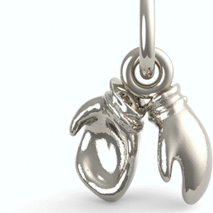 Boxing Gloves Accent Charm 4038 