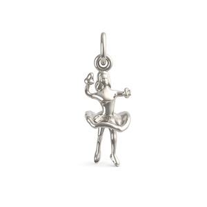 Twirling Ice Skater Charm