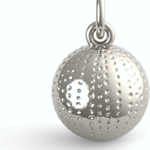 Golf Ball Accent Charm 5629 