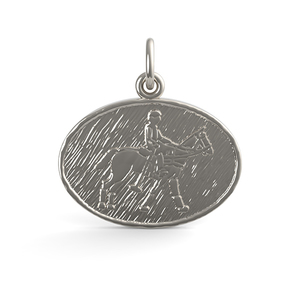 Polo Oval Disc Charm