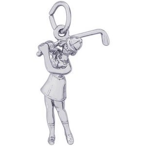 Female Golfer Charm 0233 