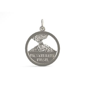 Mt  St  Helens Disc Charm 7726 