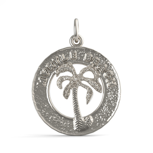 Myrtle Beach Palm Tree Ring Charm  3783 
