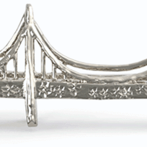 Golden Gate Bridge with Cables Charm Style 8255 