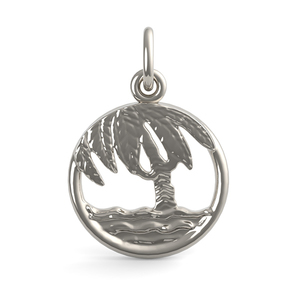 Beach Palm Tree Charm 2343 
