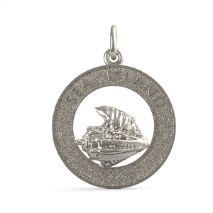 Sea Island Conch Shell Ring Charm