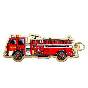 Firetruck Charm
