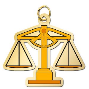 Scale of Justice Charm