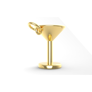 Martini Glass Charm