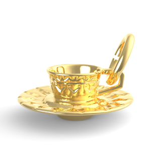 Cup   Saucer Charm Style 0199 