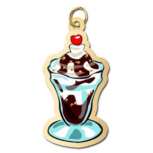 Ice Cream Sundae Charm
