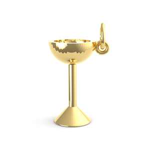 Champagne Glass Charm 0456