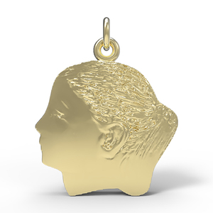Girls Head Charm 0514 