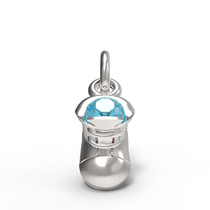 March Baby Shoe Charm