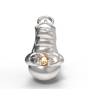 November Baby Bootie Charm