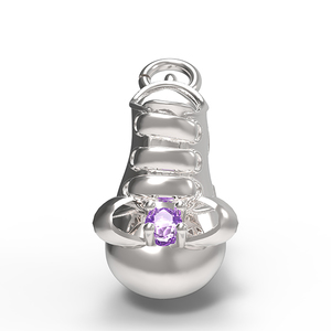 February Baby Bootie Charm